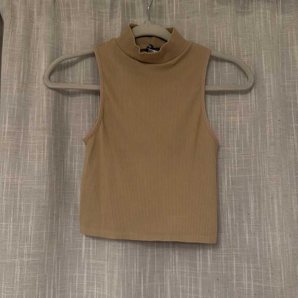 ZARA Cropped Ribbed Tank
